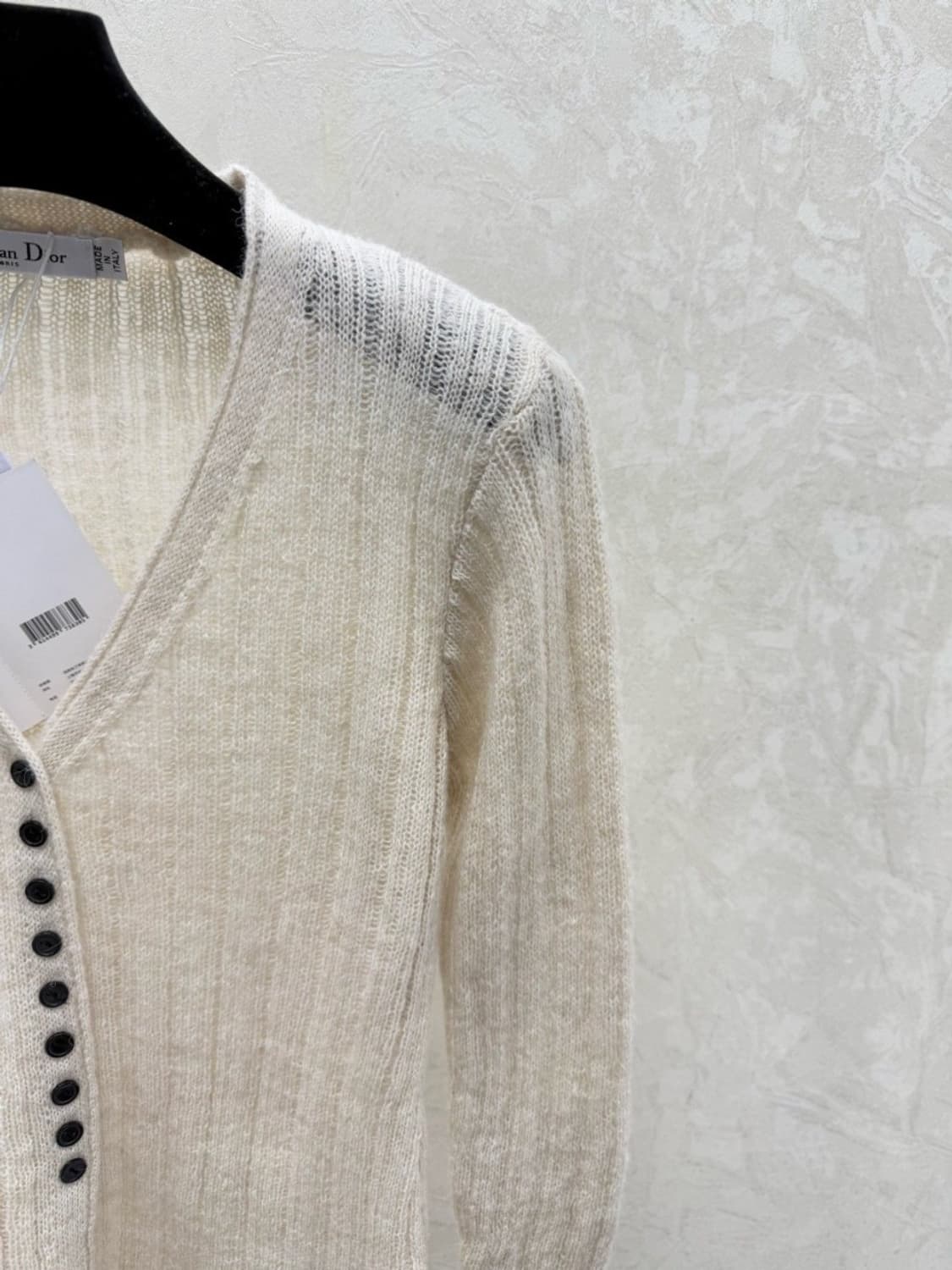 
26SS 디올 콩단추 브이넥니트가디건 상품이미지5