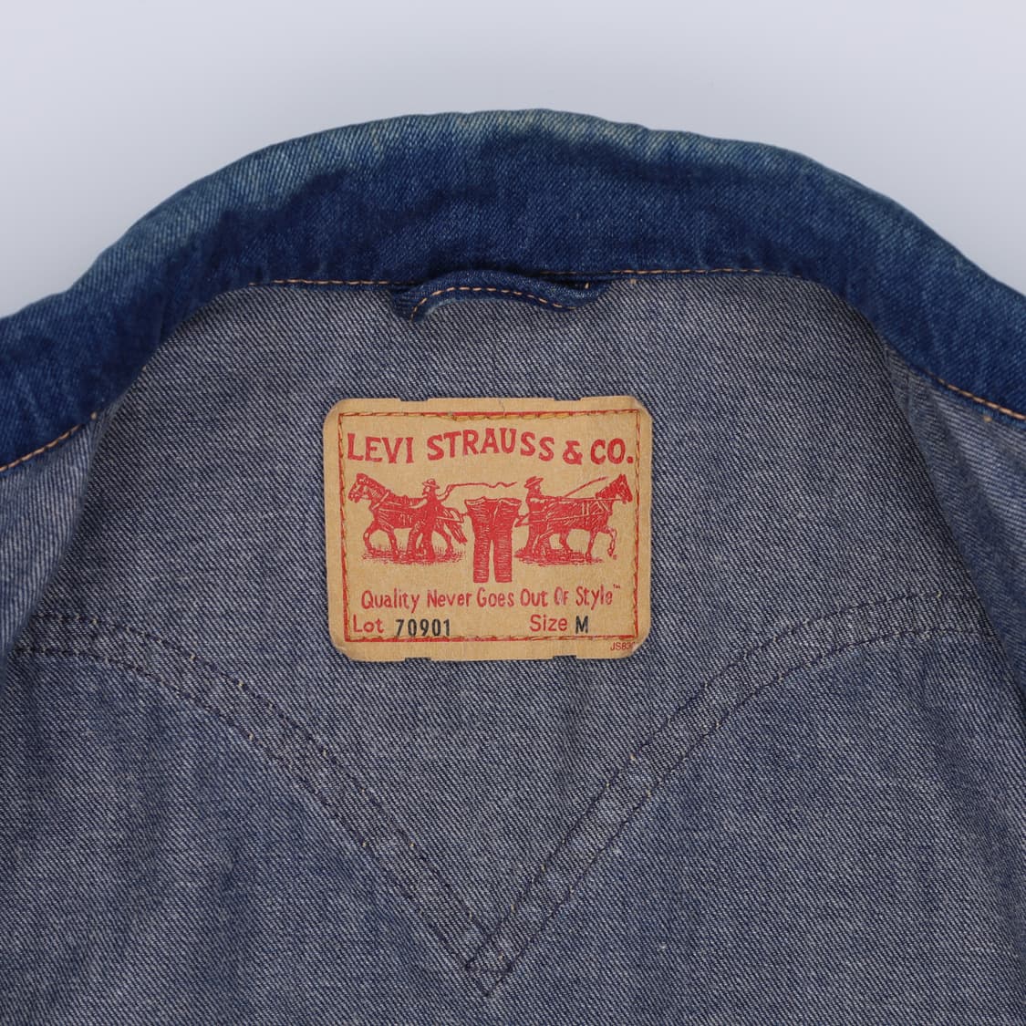 M 리바이스 70901 타입원 아이코닉 트러커 데님자켓 4109 상품이미지6