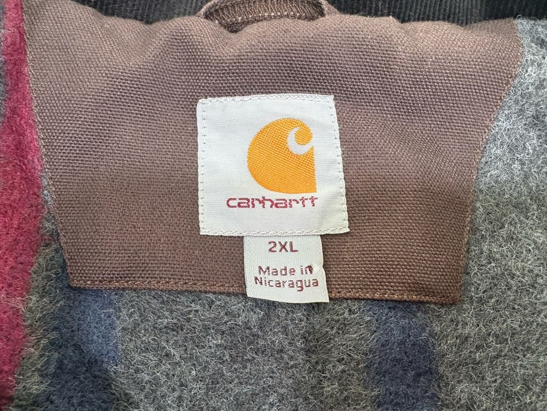 칼하트 디트로이트 자켓 다크브라운 2XL 상품이미지2