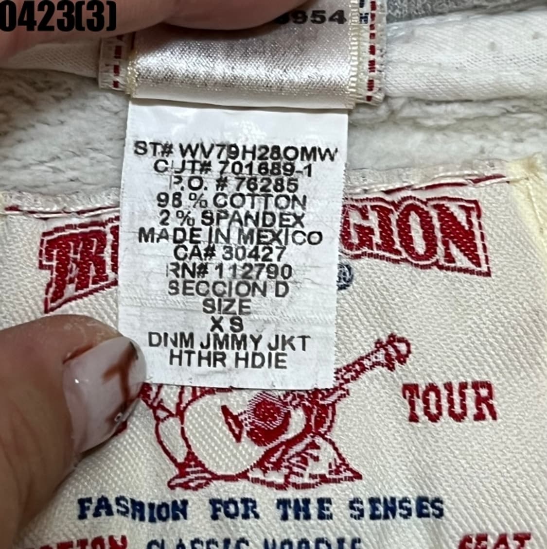 트루릴리전 후드집업 조끼 자켓 상품이미지5