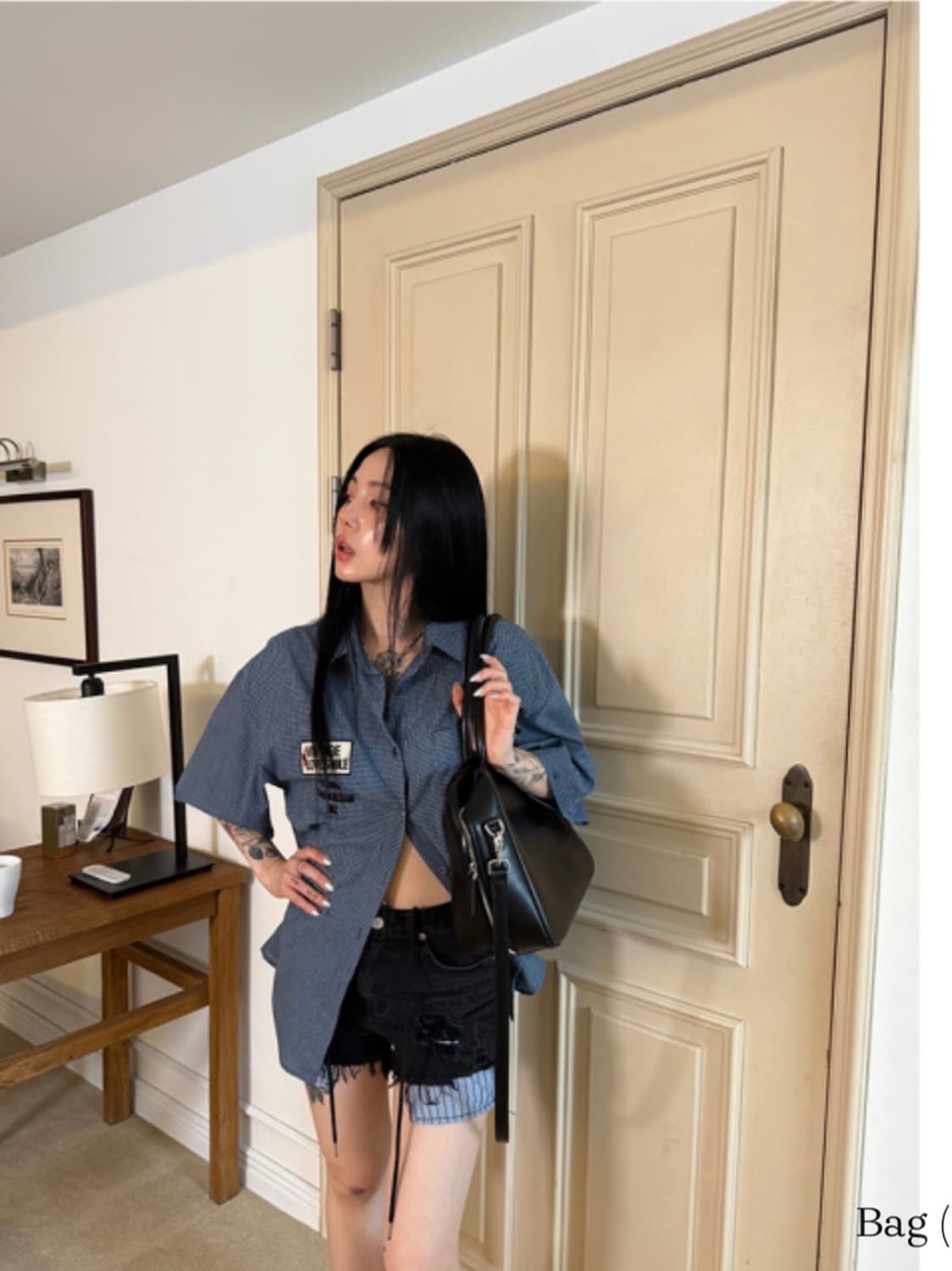 더미스테리어스호텔 투웨이 체크 셔츠 상품이미지4