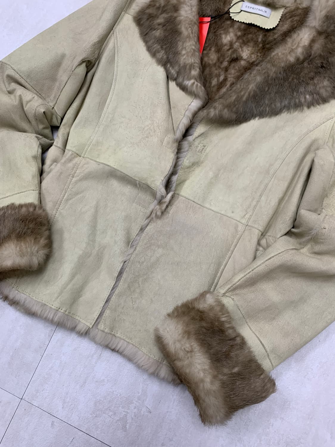 Espritmar 퍼 스웨이드 자켓 상품이미지3