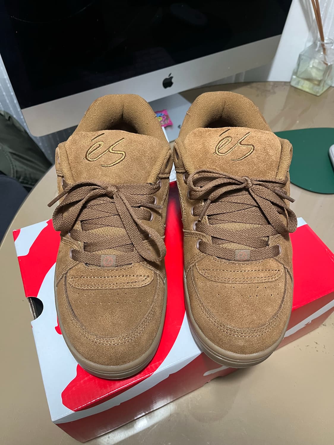 (새상품) éS Accel OG 브라운 스케이트보드화 275 상품이미지1