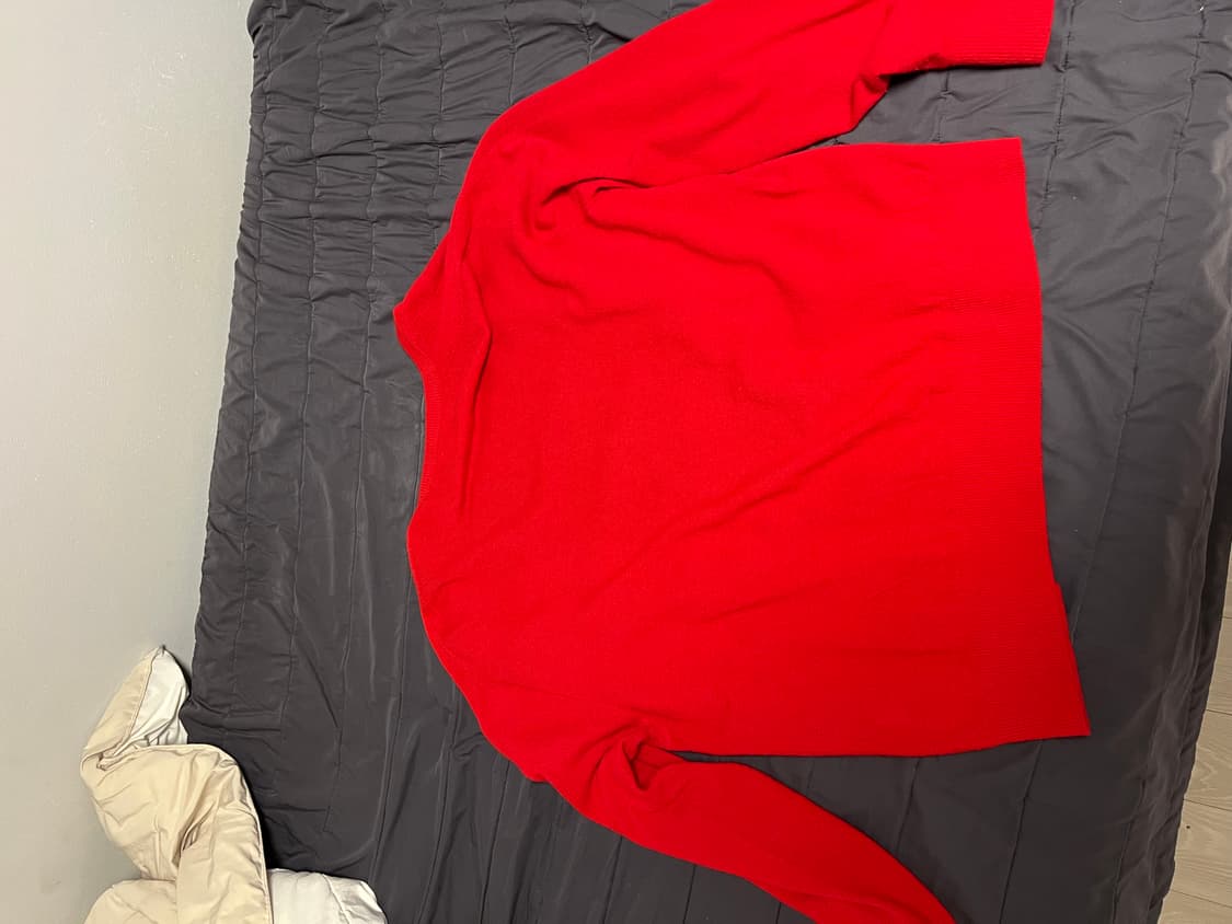 아트이프액츠 울가먼트 라운드넥 니트_Red XL사이즈 상품이미지4