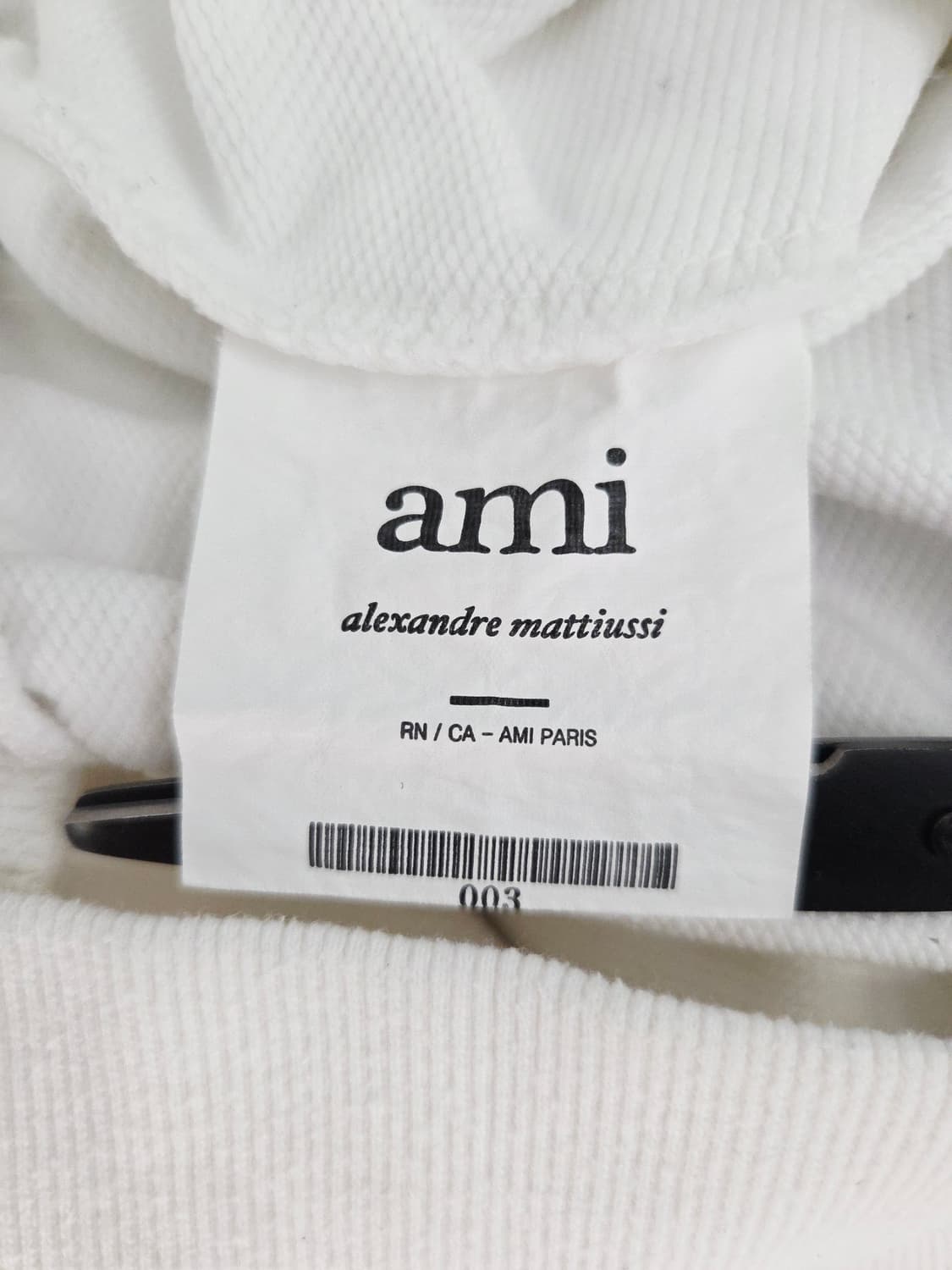 아미(AMI) 빅 하트 로고 스웨트셔츠 맨투맨 화이트 상품이미지8