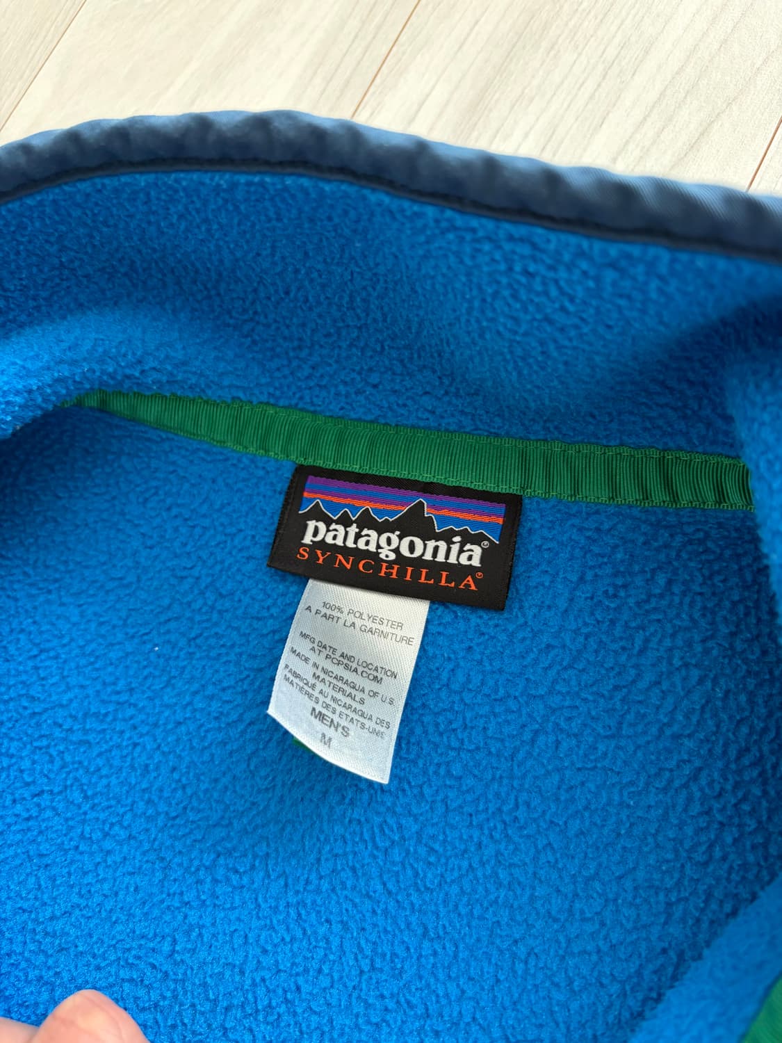 파타고니아 신칠라 플리스 M 블루 상품이미지3