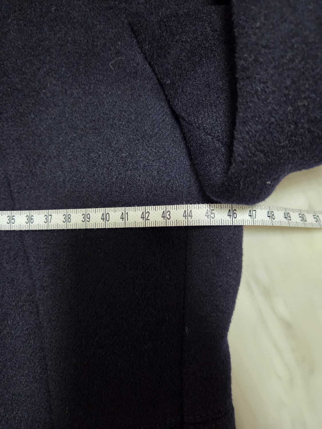 타임옴므 네이비 싱글 코트 상품이미지5