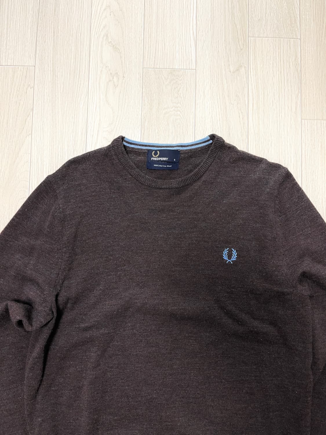 프레드페리 로고 니트 상품이미지2