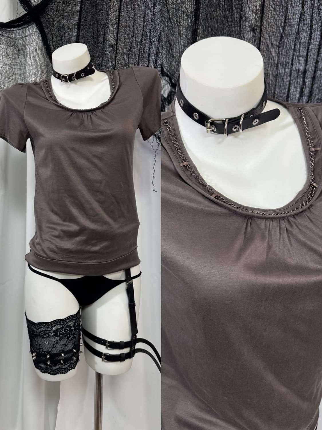 chain t-shirt 상품이미지1