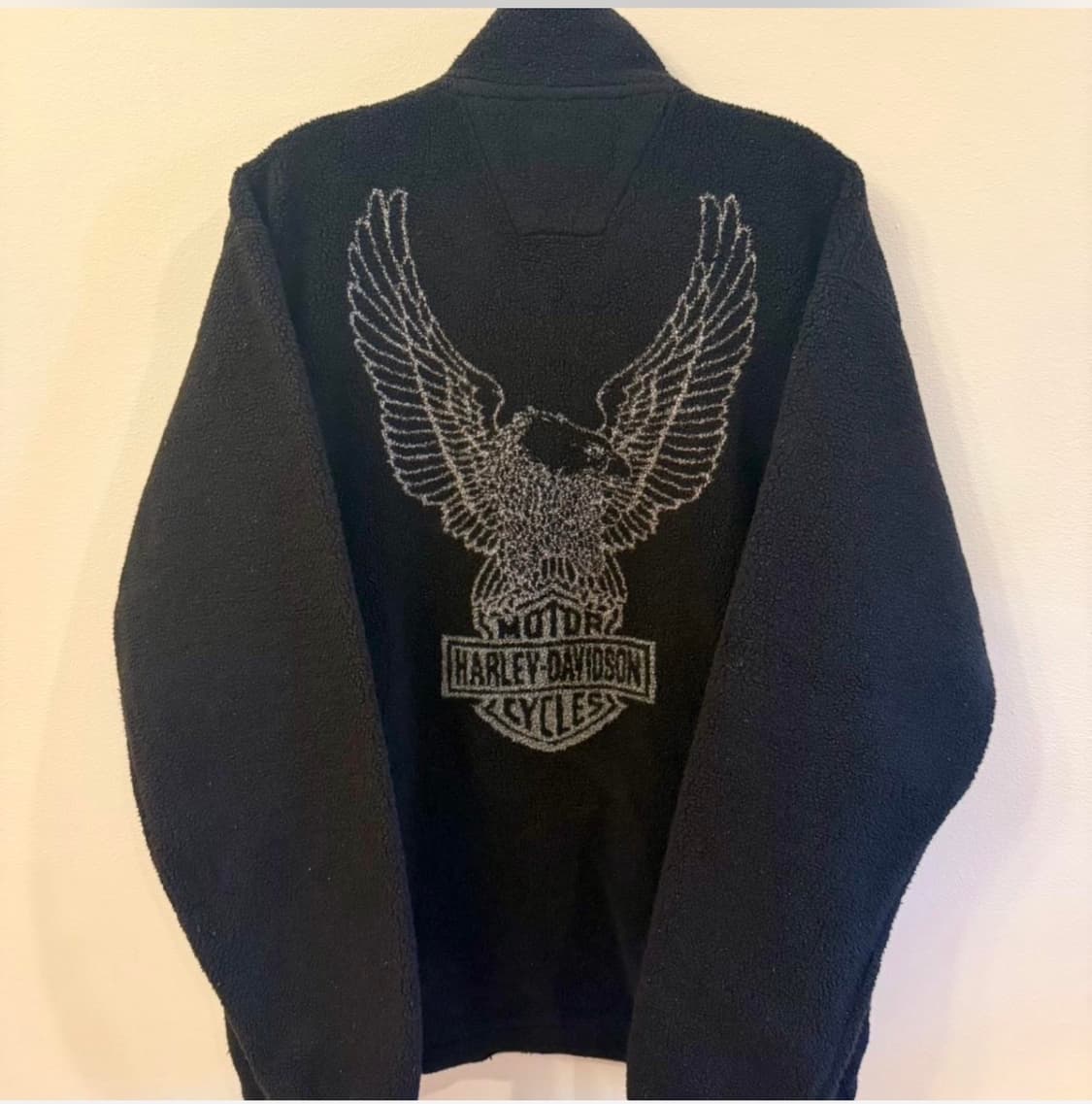할리 데이비슨 2000s 폴라 플리스 쿼터 집업 M 상품이미지2