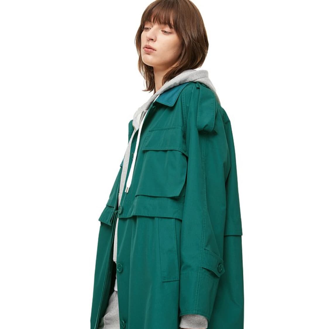 스튜디오톰보이(STUDIO TOMBOY) 디테쳐블 코트 프리사이즈 상품이미지3