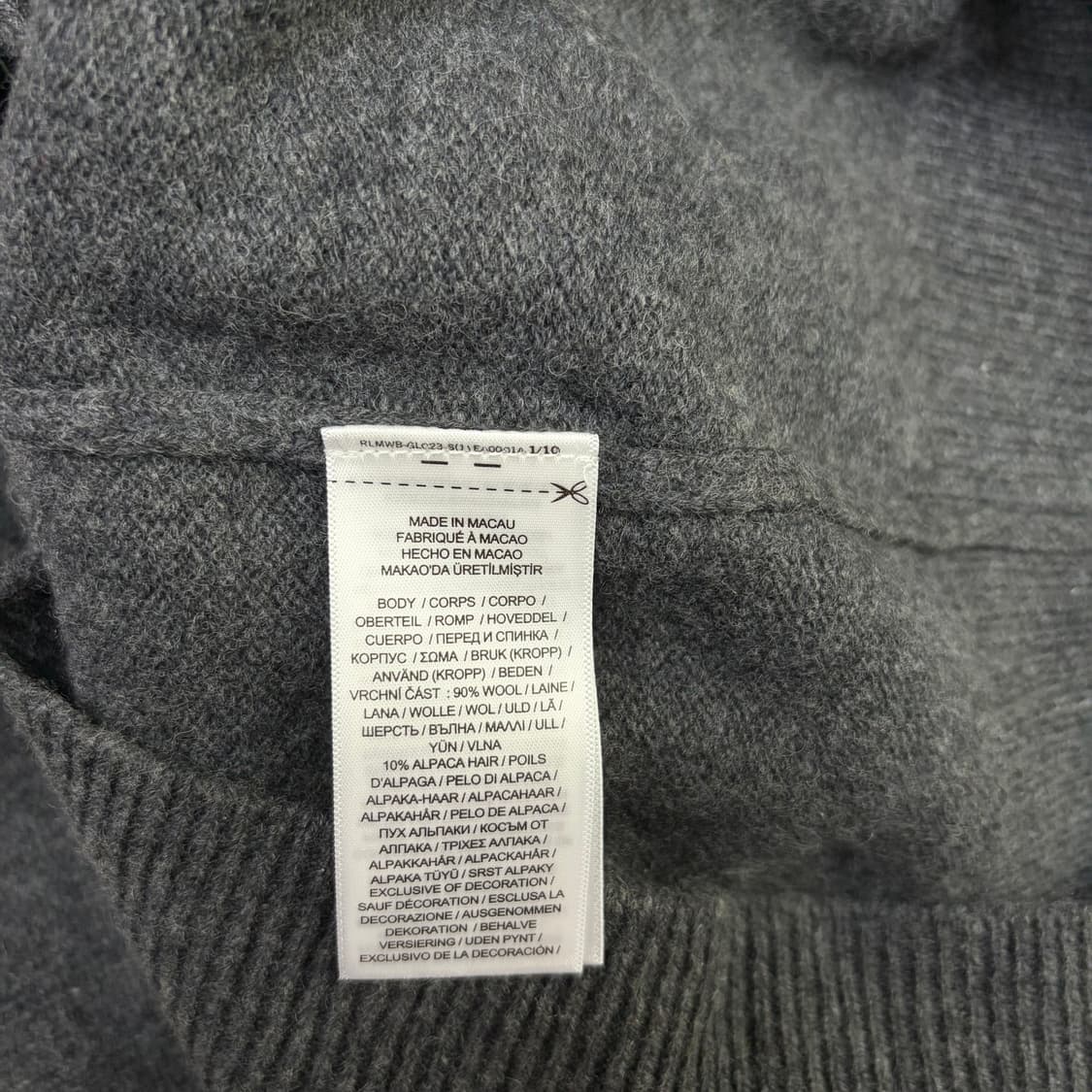 폴로 반집업 니트[2296] 상품이미지8