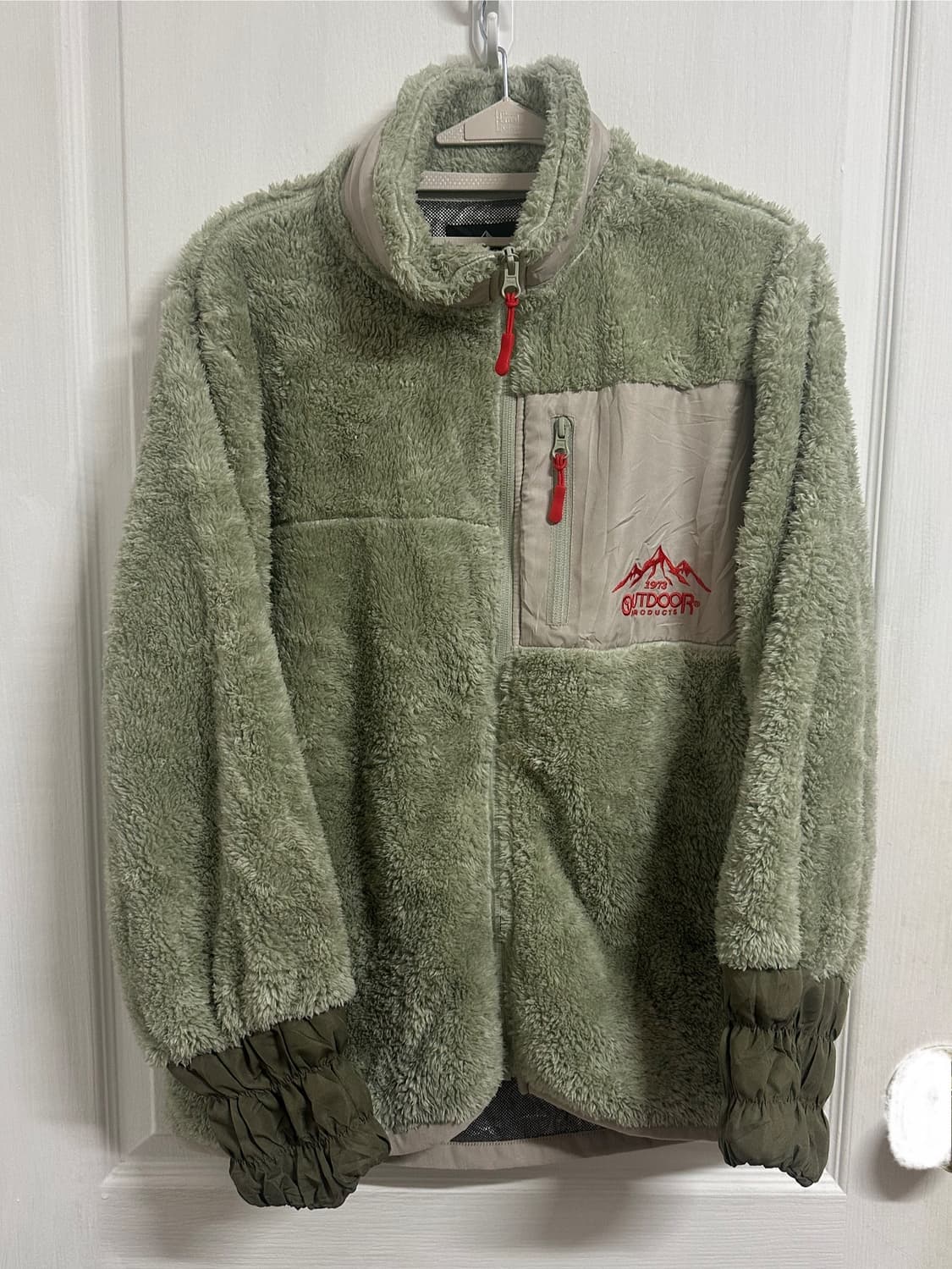 아웃도어 후리스 소매 포인트 상품이미지1