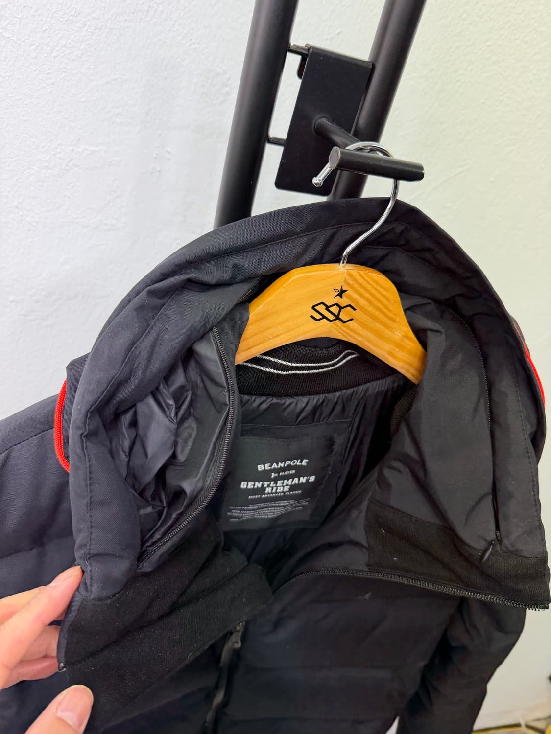 정품) 빈폴 남성 후드 숏패딩 100 상품이미지5