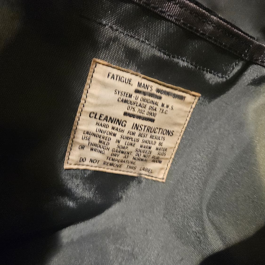 System-u Bartack 밀리터리 백 상품이미지7