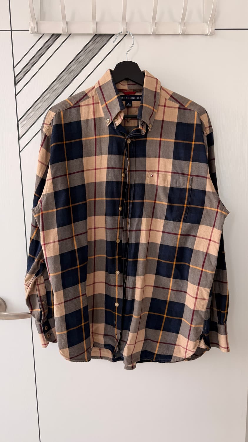 티미힐피거 체크 셔츠 상품이미지1