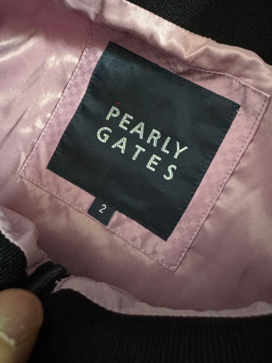 정품!! 여성 파리게이츠 22년도 골프 필드 바람막이 자켓 M 상품이미지3