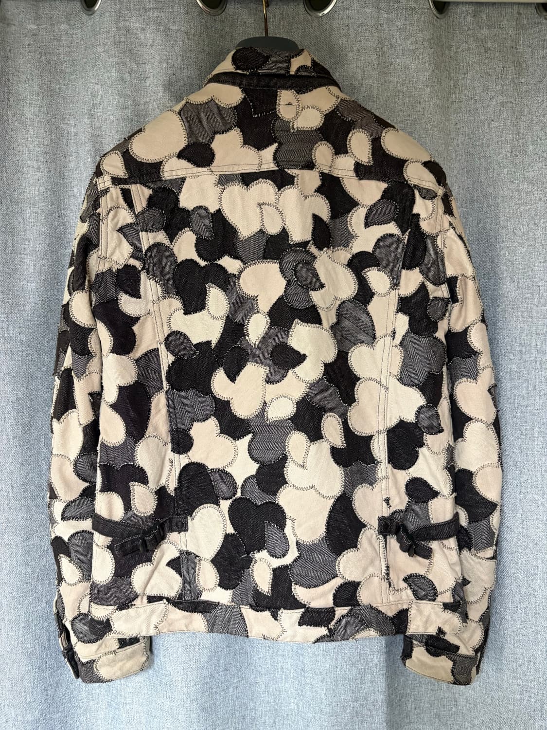 Number nine AW03 하트패치 블루종 자켓 상품이미지2