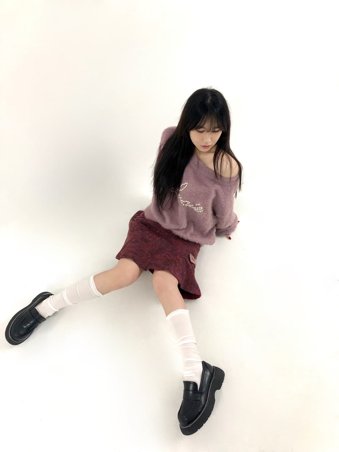 [코디세트] Pink Knit Set 상품이미지1