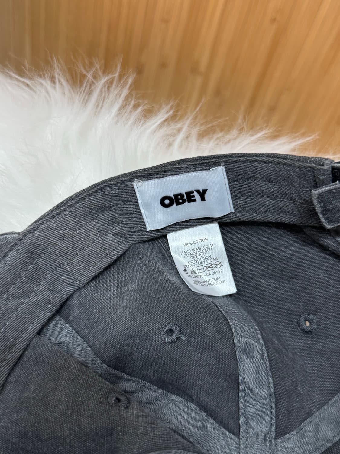 obey 오베이 박스 로고 볼캡 상품이미지4