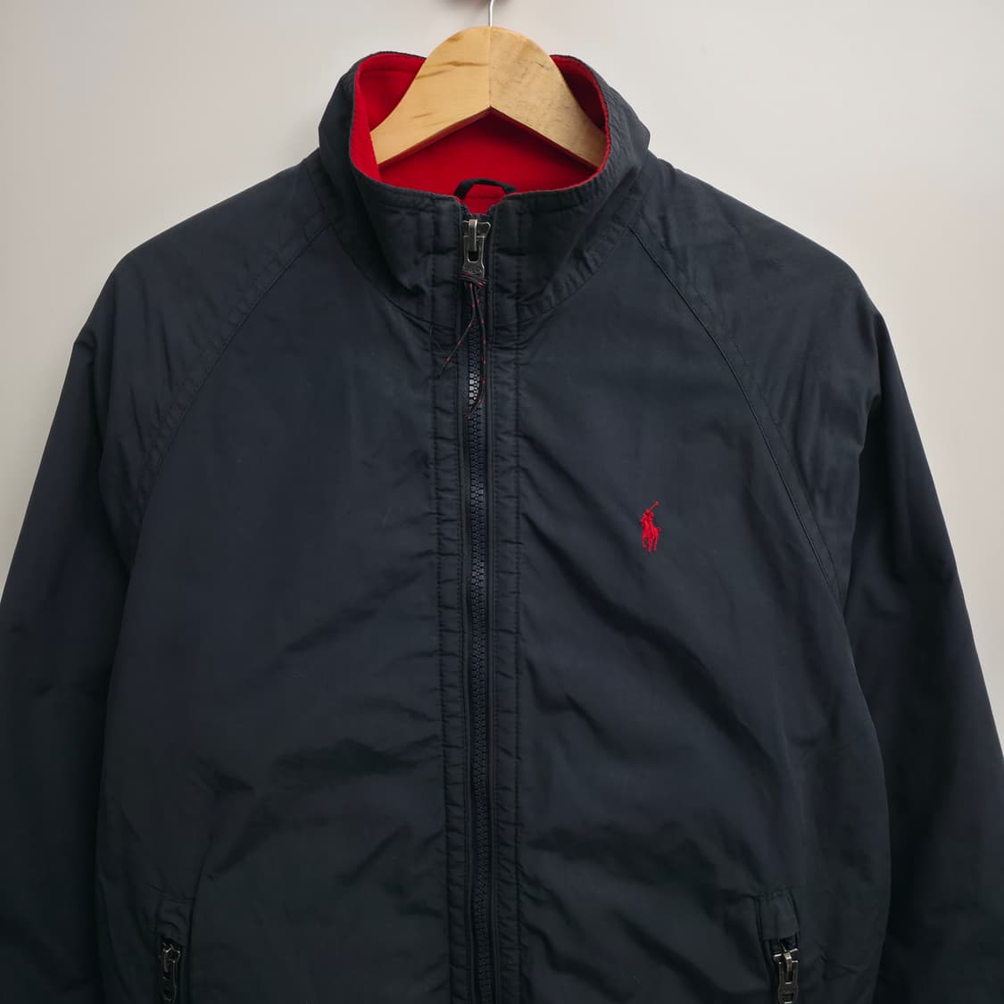 폴로 랄프로렌 네이비 나일론 쉘 자켓 탈론 지퍼 상품이미지2