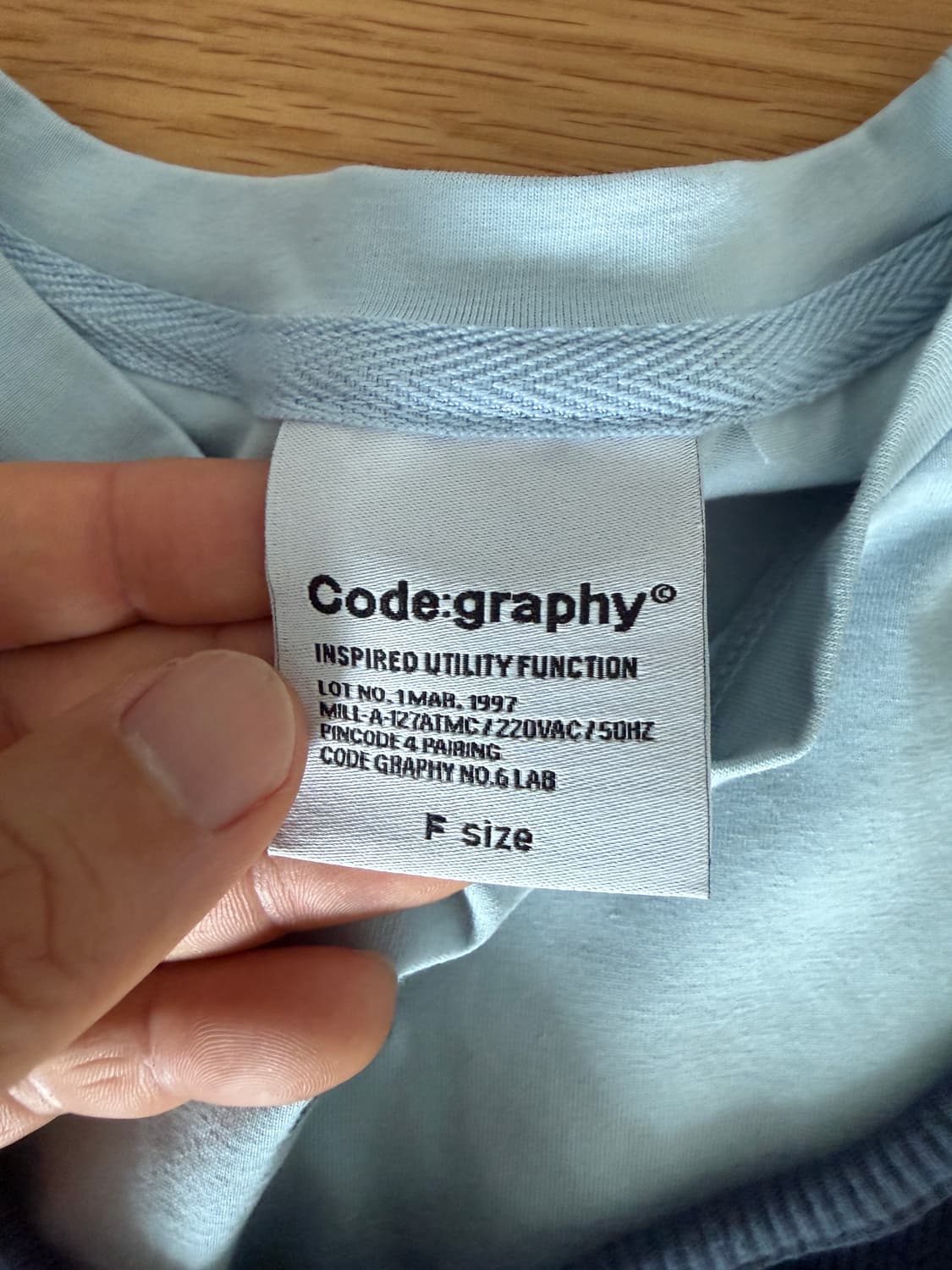 코드그라피(Codegraphy) 레이어드 반팔 티셔츠 상품이미지5