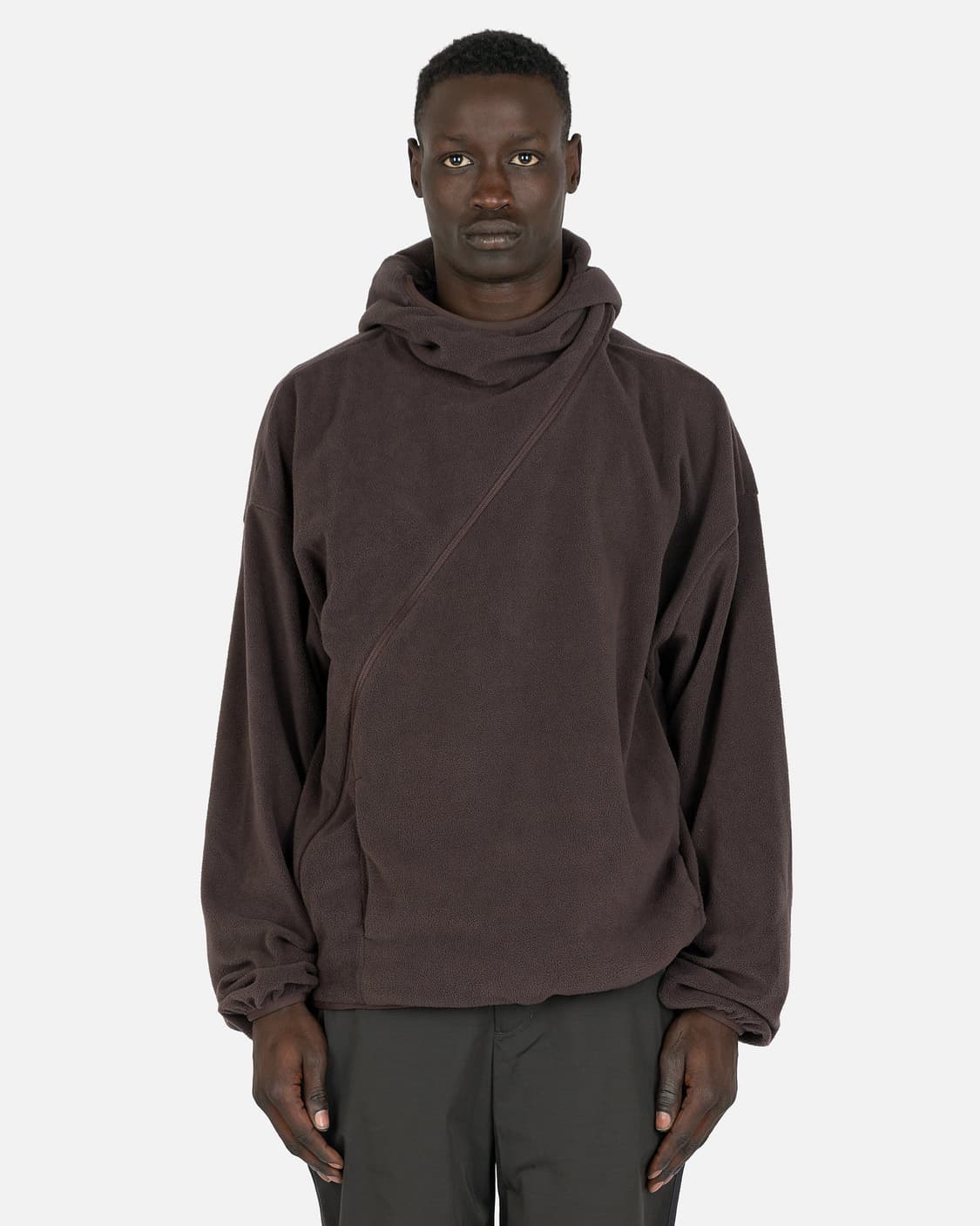 Paf 4.0+ hoodie center brown 상품이미지1