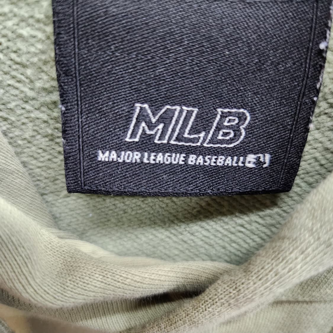 MLB 뉴욕양키스 사이드포켓 빅로고 자수 후드티 XL(2XL) 상품이미지5
