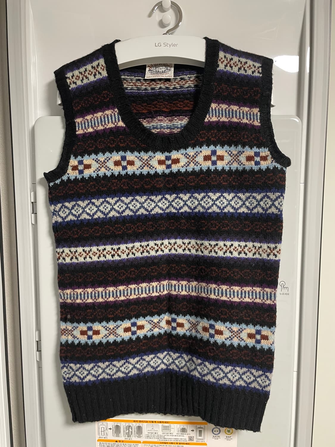 Jamieson's 니트 조끼 상품이미지1