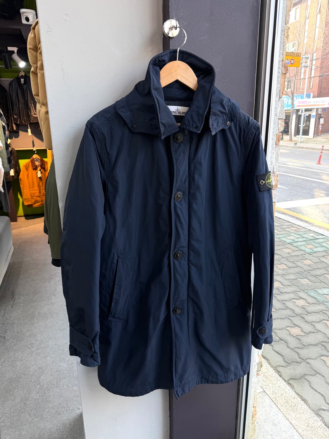 100/ 스톤아일랜드 마이크로 레펠 패딩 코트 상품이미지2