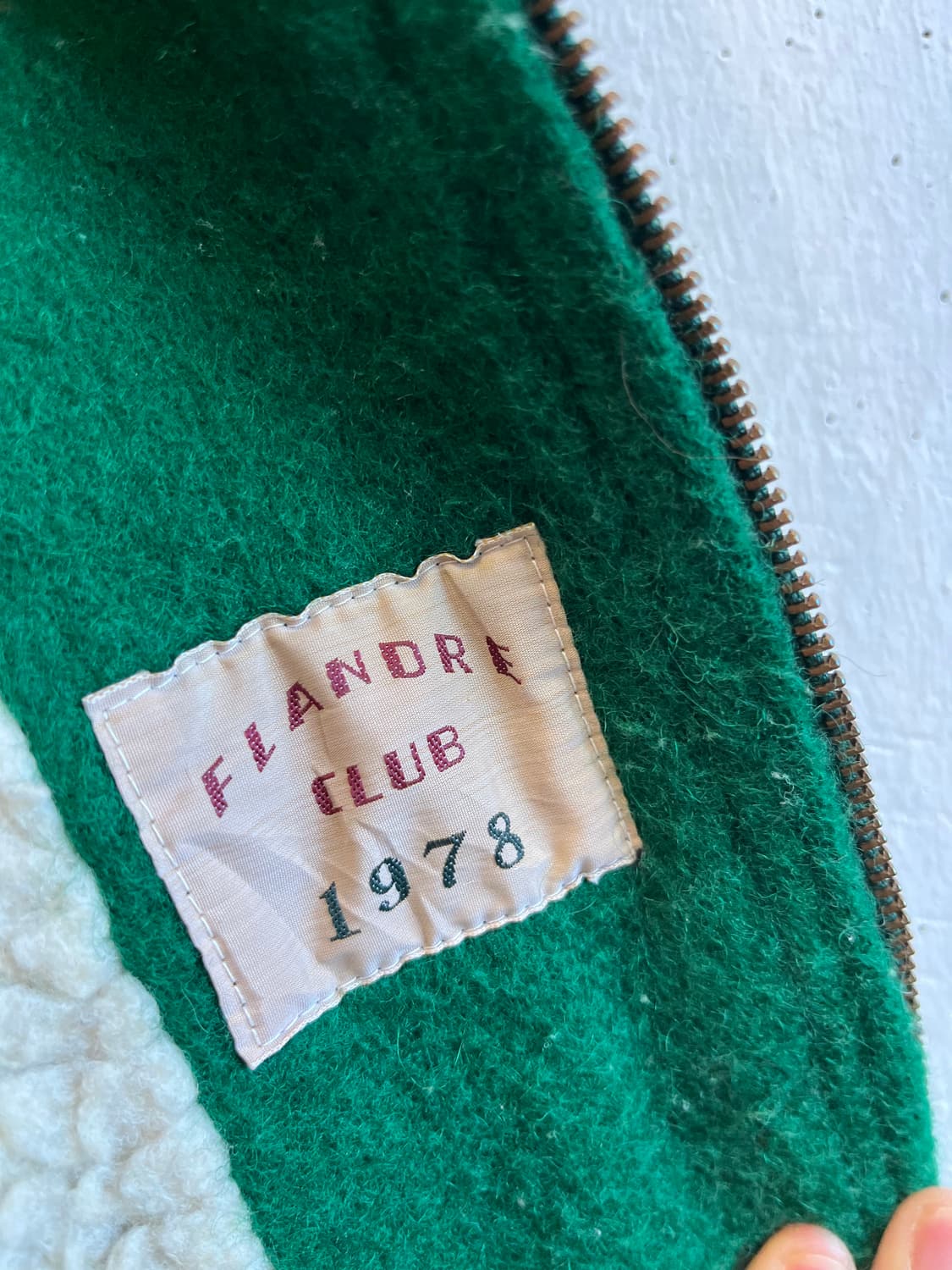 FLANDRE CLUB 울 바시티 자켓 상품이미지7