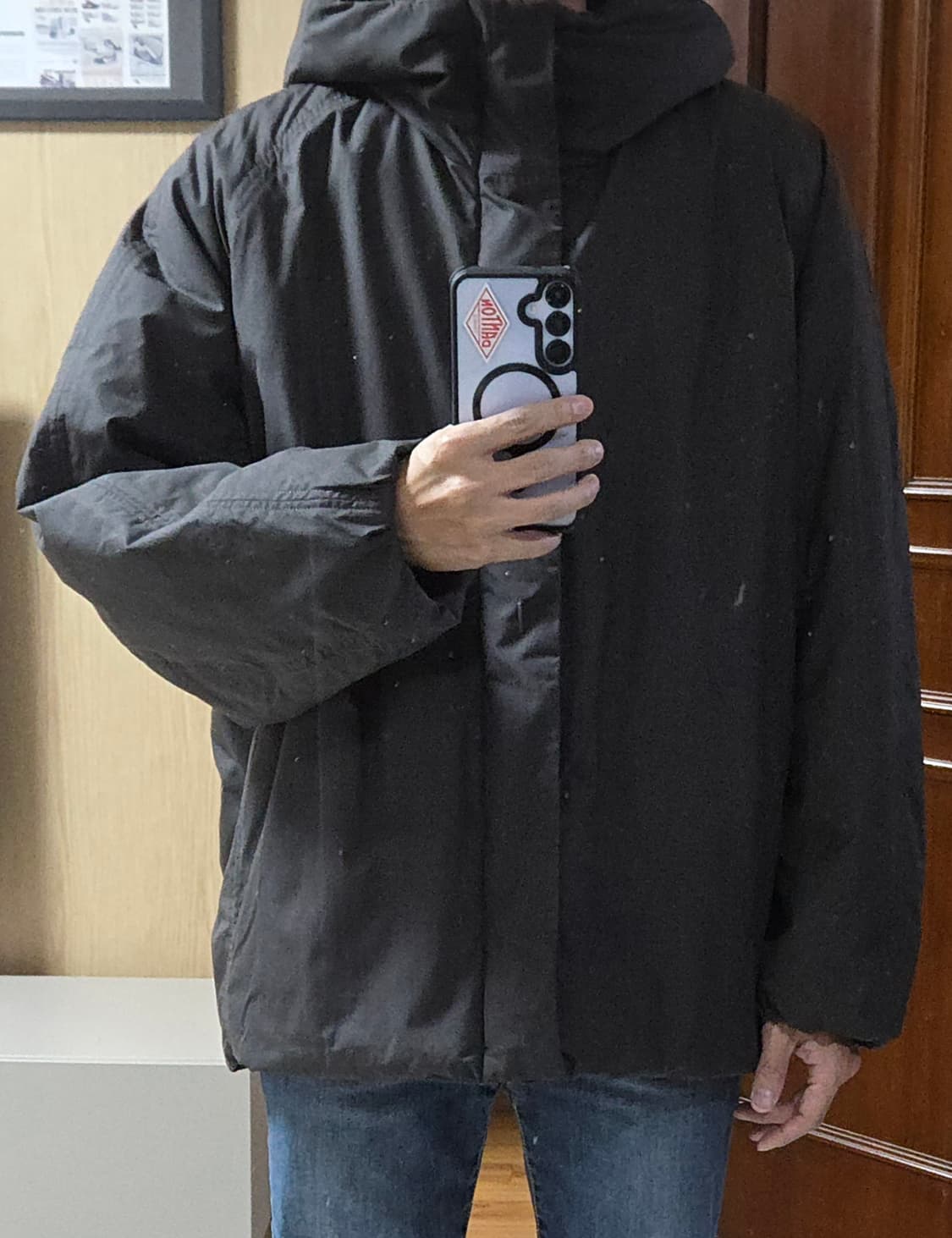 (착샷) 유니클로 U 퍼프테크 볼륨파카 르메르 상품이미지9