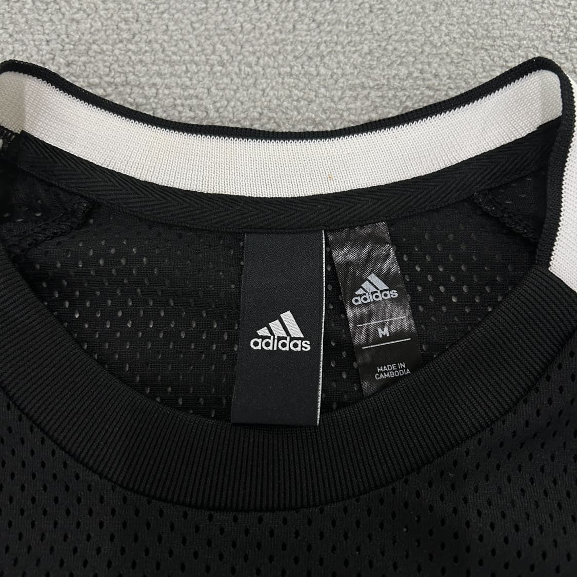 아디다스 삼선 블랙 긴팔티 m 상품이미지2
