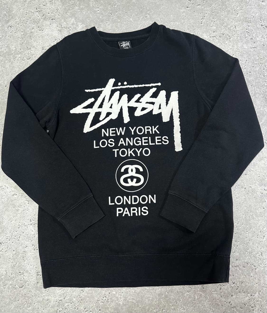 USA STUSSY 월드투어 맨투맨 /y15 상품이미지2