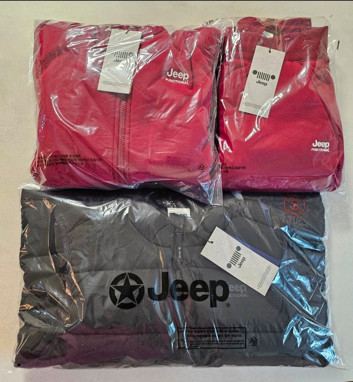 (미개봉S) 지프 여성 후드셋업 + 패딩조끼 일괄 상품이미지7