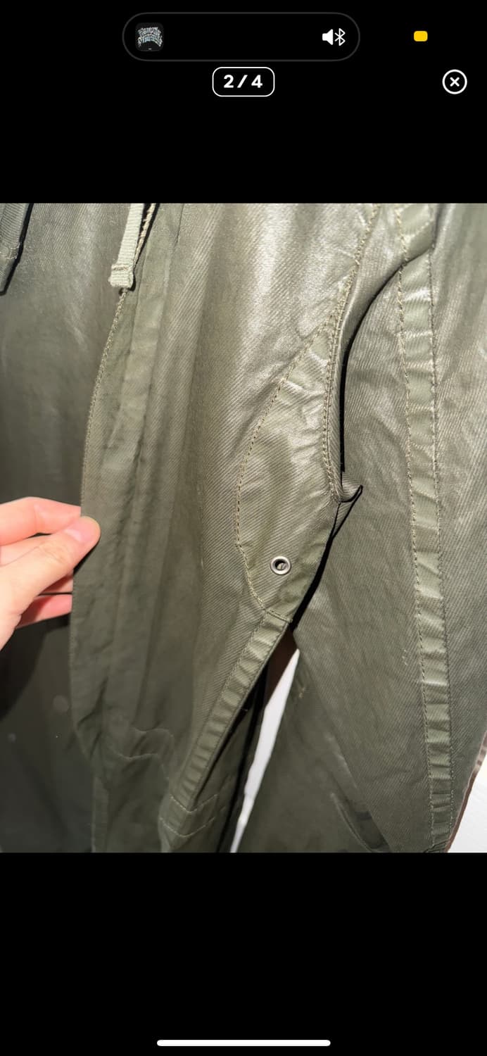 헬무트랭 카키 코팅 롱자켓XS 상품이미지2