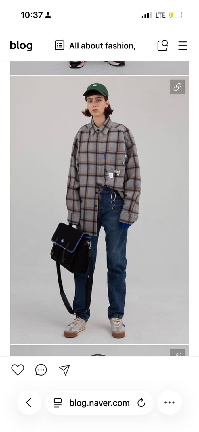 아더에러 체크셔츠 상품이미지2