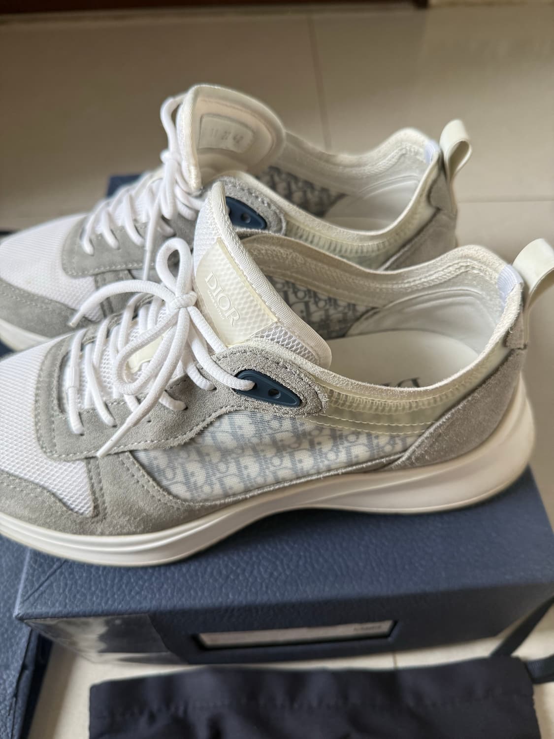 [당일출고,42사이즈] 디올 B25 오블리크 스니커즈 풀박스 상품이미지5