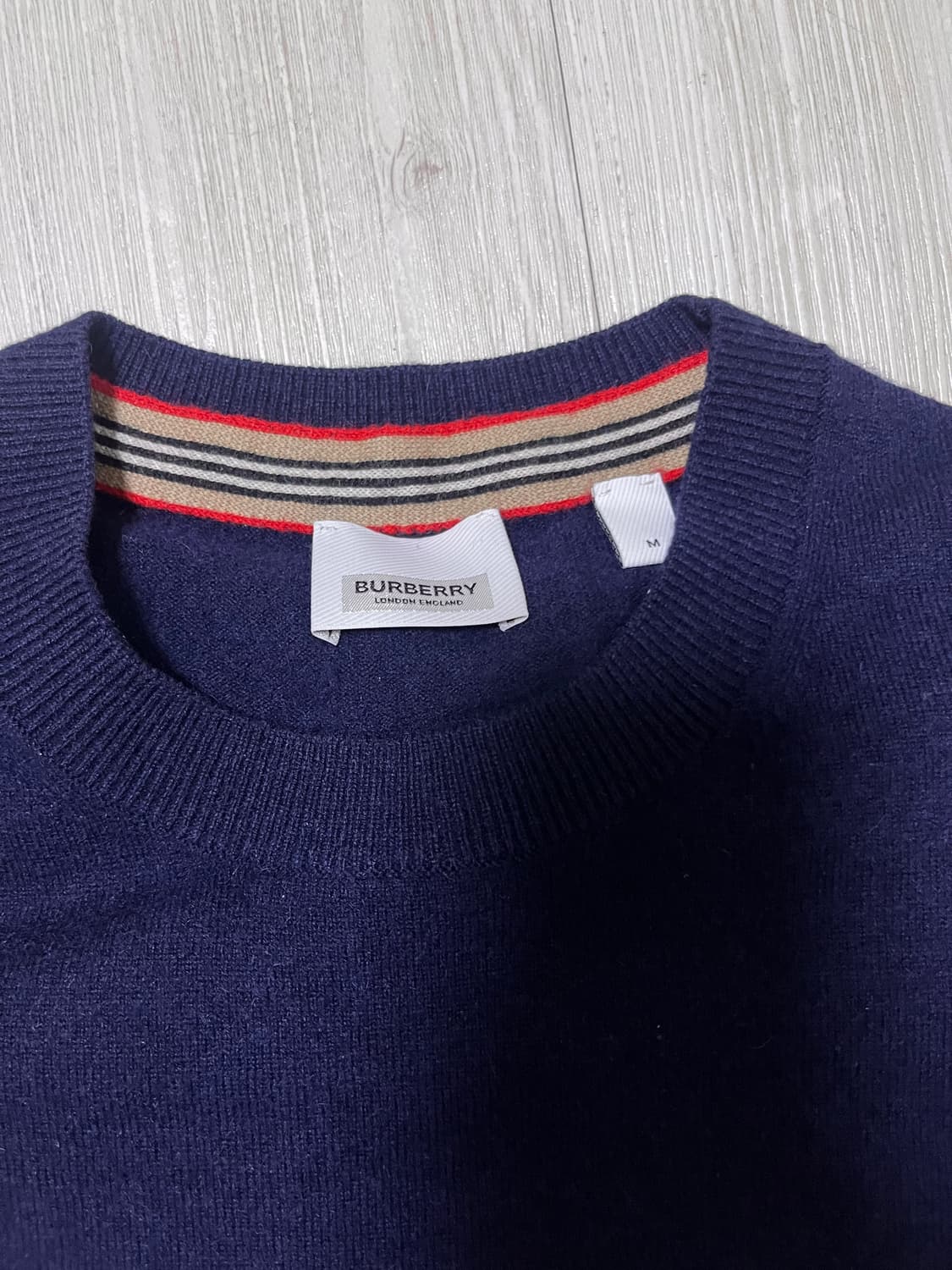 버버리 캐시미어 100 남성 니트 상품이미지2