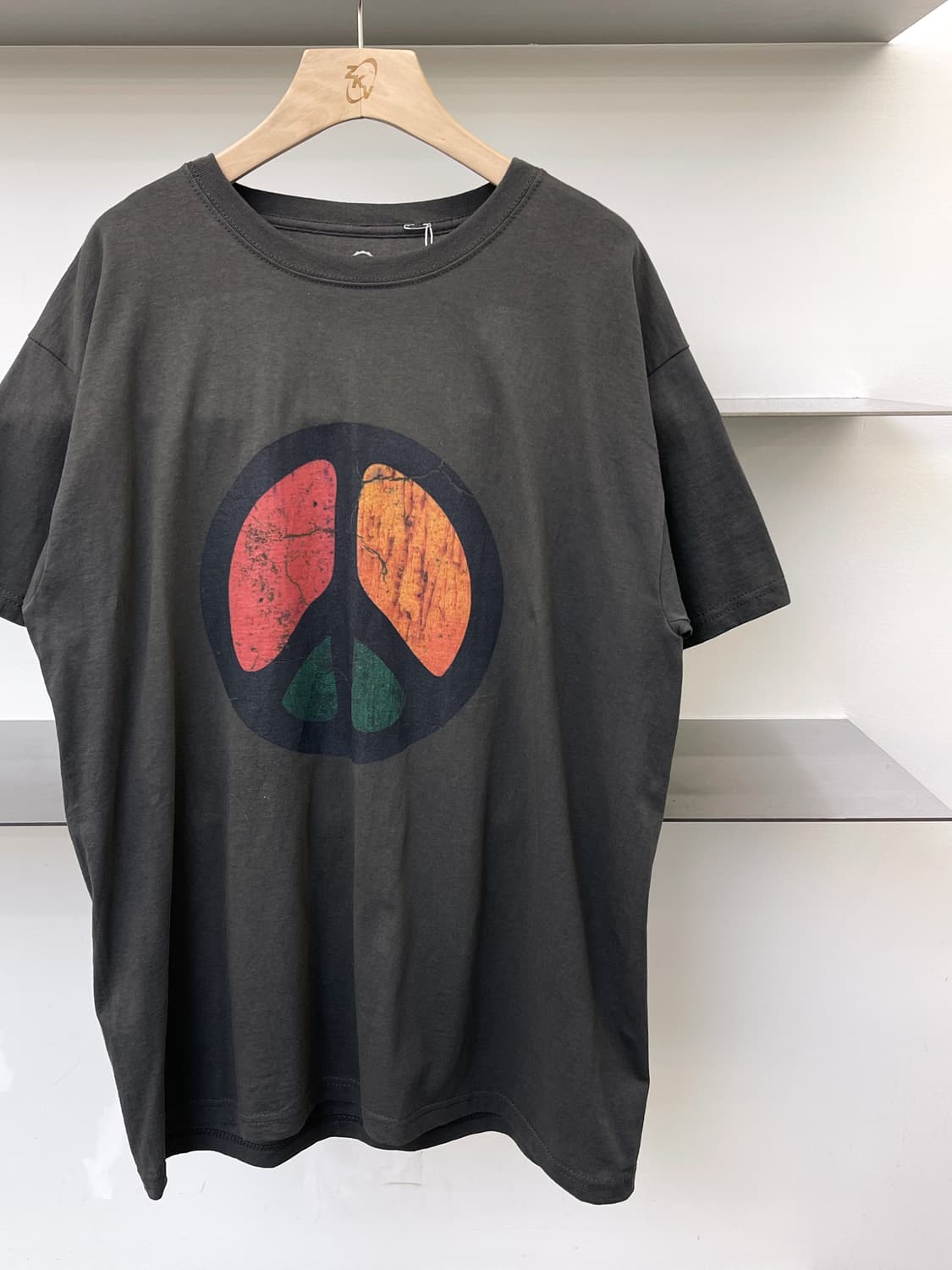 Shirt Minister 피스 사인 그래픽 티셔츠 상품이미지3