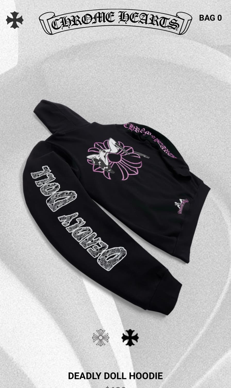 [S]크롬하츠 데들리돌 후드 상품이미지1