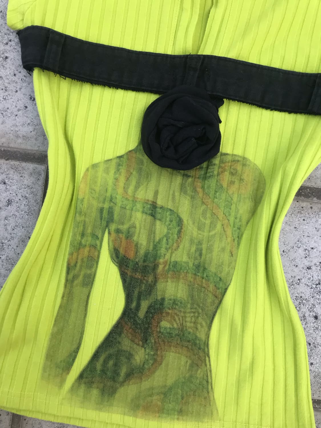 Neon Irezumi Print Top 상품이미지5