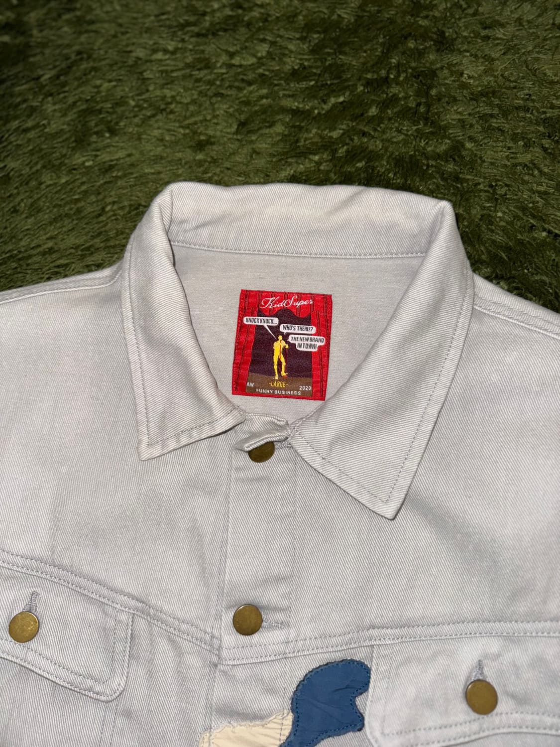 [L] KIDSUPER 키드슈퍼 23AW 엠브로이더리 트러커 자켓 상품이미지2