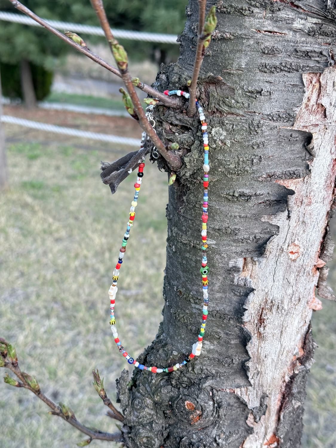 핸드메이드 글라스비즈 목걸이 팔찌 상품이미지1