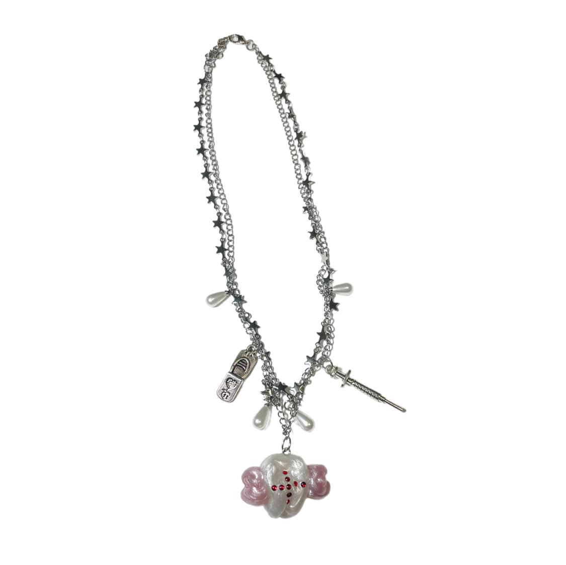 Dentist Pink Angel Necklace 상품이미지1