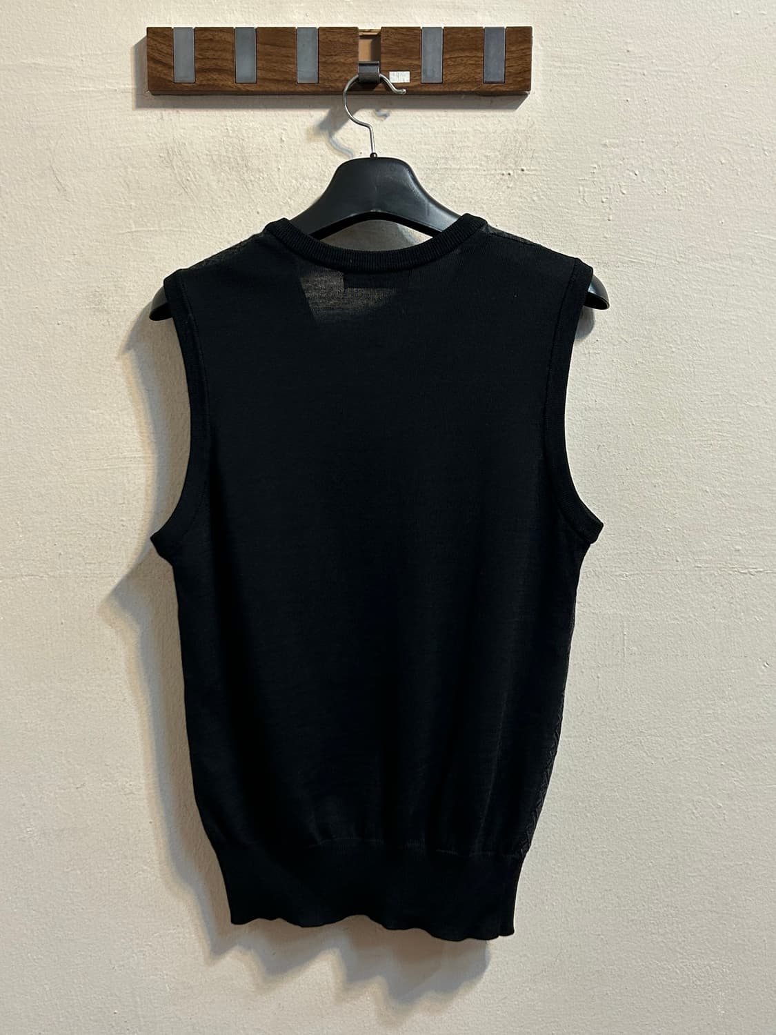 입생로랑 빈티지 패턴 니트 베스트 상품이미지4