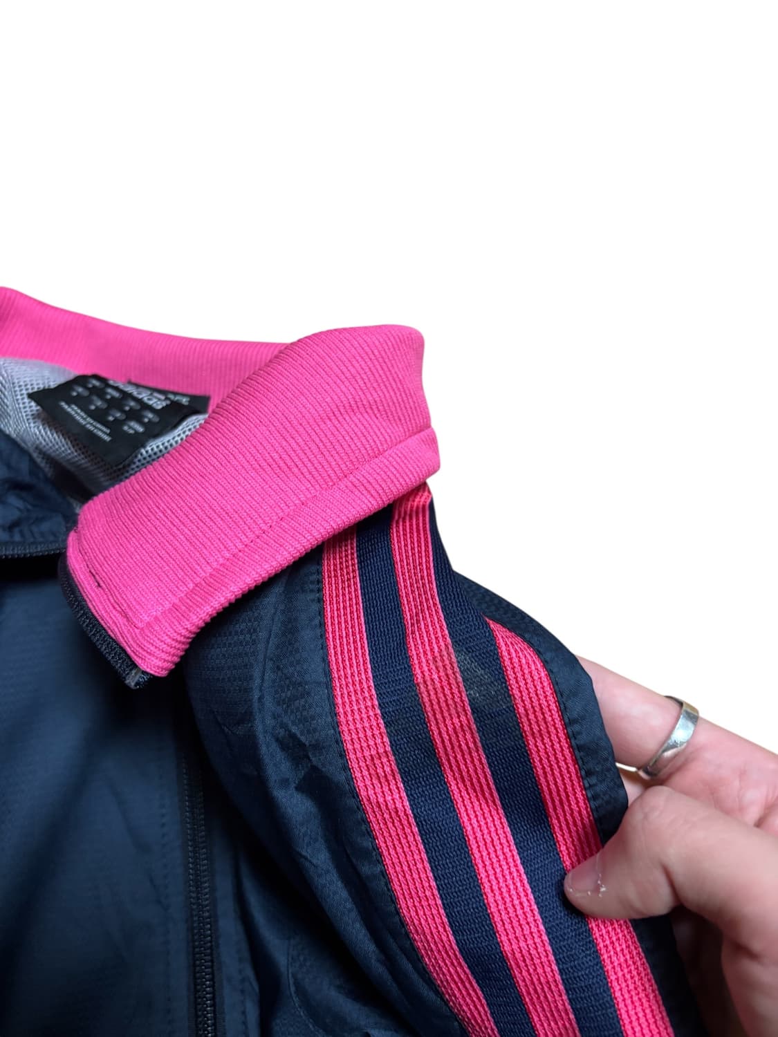 아디다스 네이비 핑크 바람막이  상품이미지8