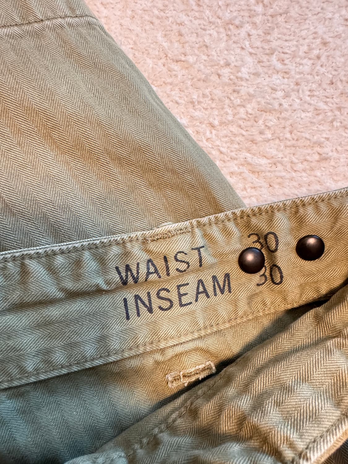 더블알엘 헤링본 팬츠 30x30 상품이미지4