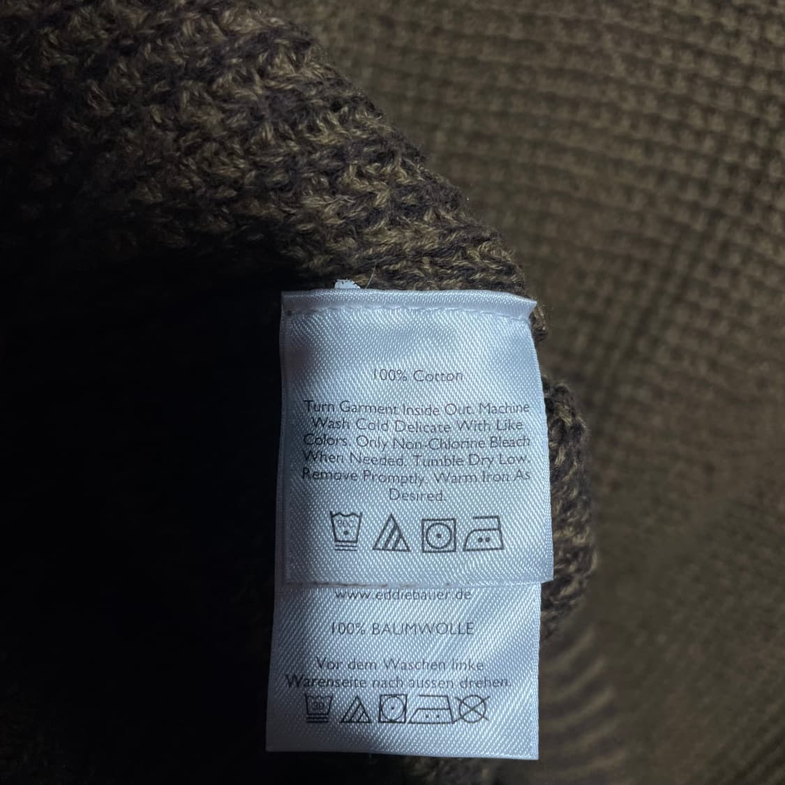 에디바우어 하프넥 반집업 니트 상품이미지5