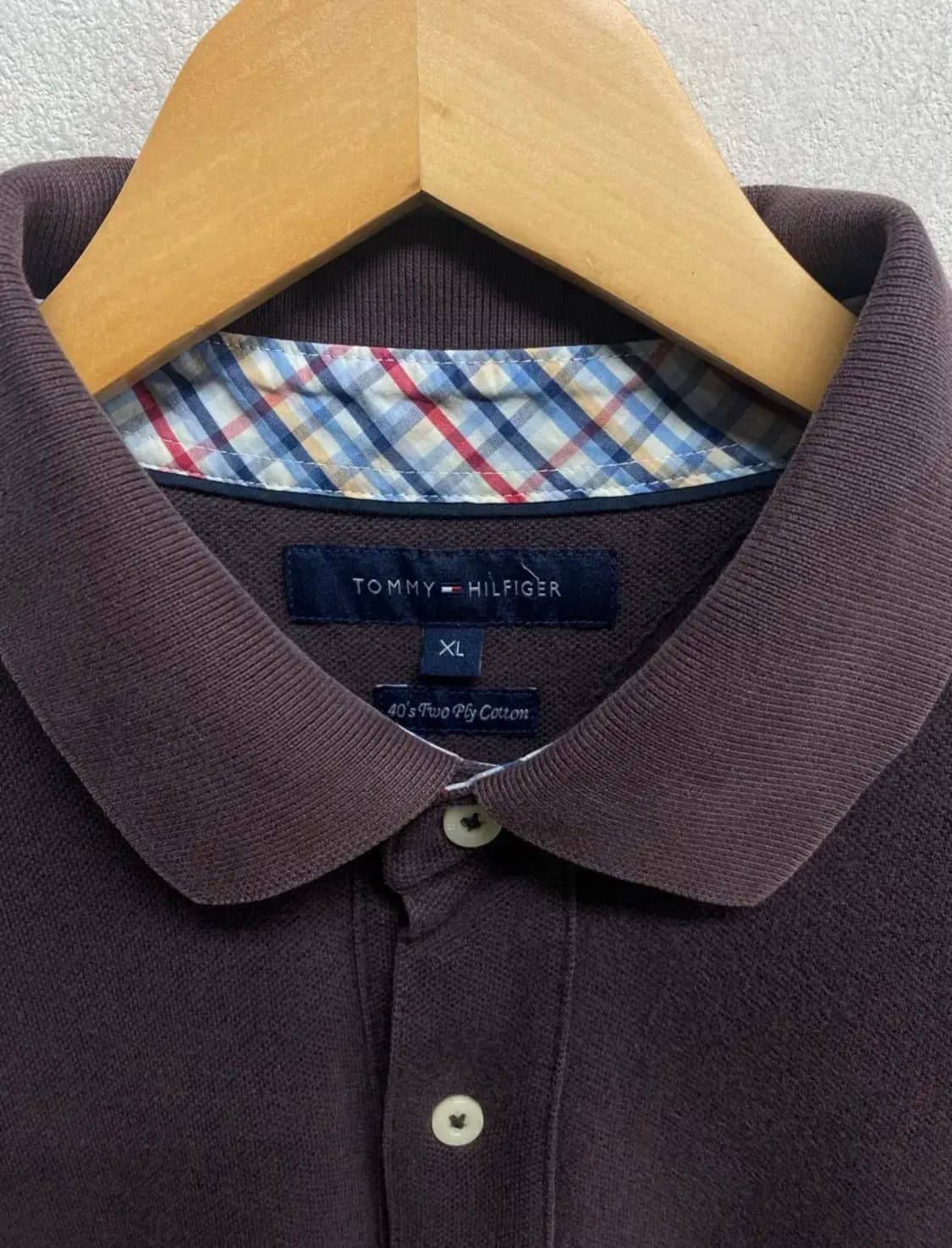타미힐피거 브라운 폴로 티셔츠 XL 상품이미지5